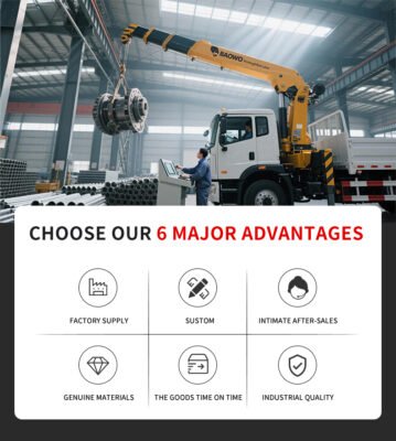 BAOWO SQS250G-5 truck mounted crane,10 ton truck crane,hydraulic truck mounted crane,heavy duty mobile crane,18.6m hydraulic outreach crane