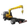SQS80A-3 truck mounted crane 8 ton truck crane telescopic boom crane truck mounted lifting equipment BAOWO crane