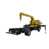 SQS125A-3, 12.5 TM crane, 5 ton truck crane, heavy duty loader crane, 5000kg lifting capacity, straight boom crane, 360 slewing crane, hydraulic truck mounted crane price, large capacity crane