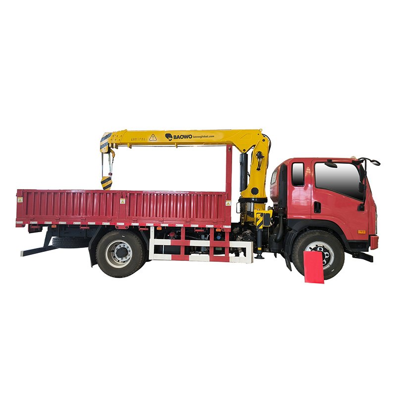 SQS125A-3 ,SQS125A-3 truck crane ,12.5 TM crane ,5 ton truck mounted crane ,Straight boom crane ,BAOWO truck crane