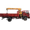 SQS157A-4 truck mounted crane, 6300kg lifting capacity crane, 360 slewing truck crane, hydraulic truck mounted crane, heavy duty truck crane for construction, logistics truck crane, compact installation truck crane