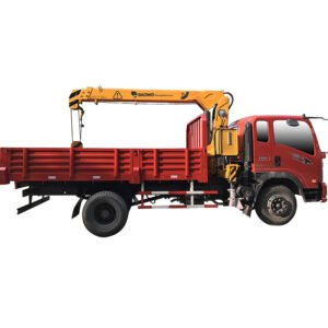 SQS157A-4 truck mounted crane, 6300kg lifting capacity crane, 360 slewing truck crane, hydraulic truck mounted crane, heavy duty truck crane for construction, logistics truck crane, compact installation truck crane