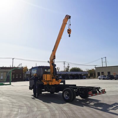 Compact Truck Mounted Crane, Loader Crane, 2.1 Ton, Mini Truck Crane, Small Installation