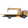 SQS157G-5 truck mounted crane，6.3 ton hydraulic crane，15.5m hydraulic reach truck crane，360° slewing truck crane，Heavy-duty stabilizer crane，Industrial material handling crane，Logistics truck-mounted crane，Compact installation truck crane