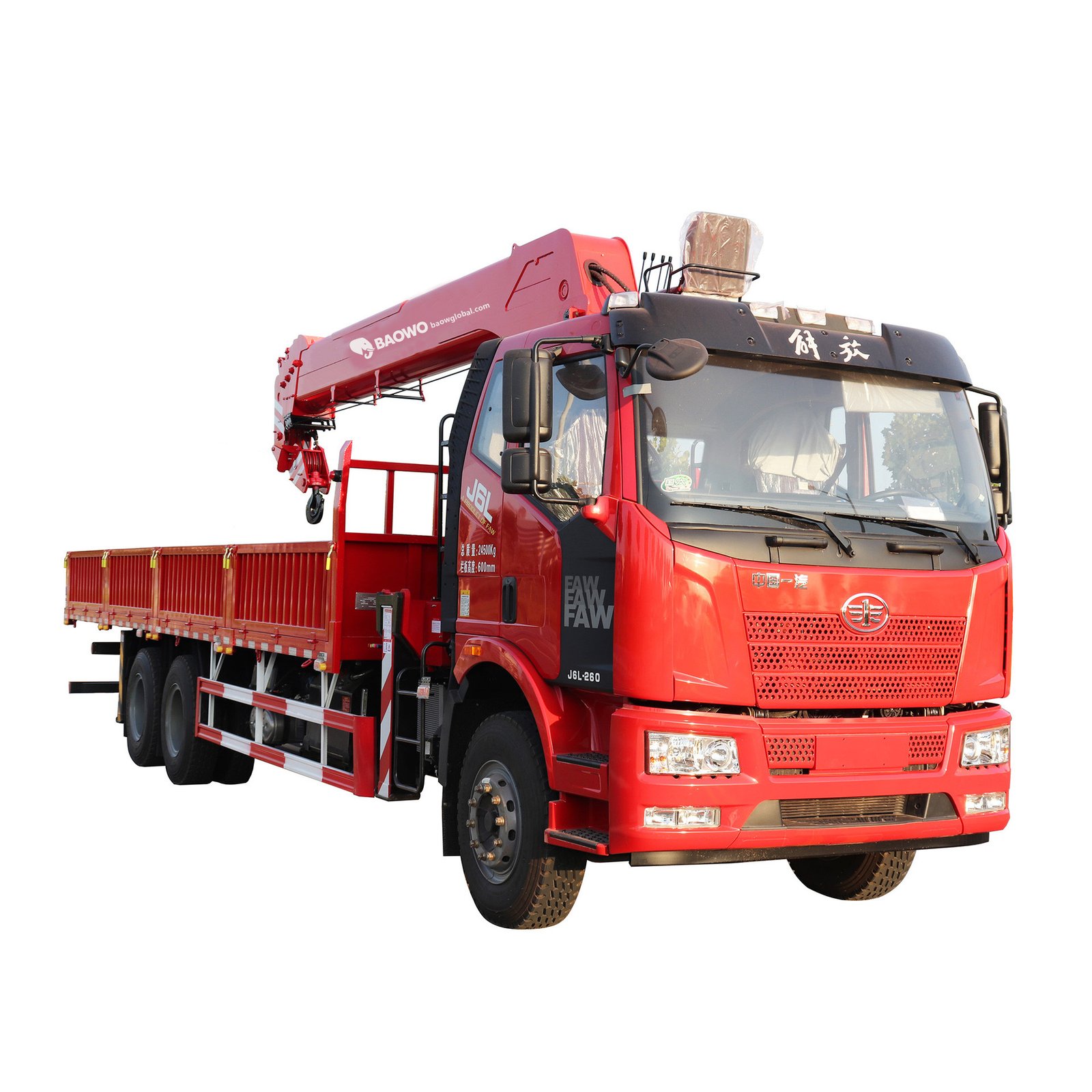 10 Ton Truck-Mounted Crane SQS250A-4 | Heavy-Duty Hydraulic Loader Crane for Construction, Logistics & Utility Projects - Image 2