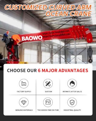 Custom Marine Crane Manufacturer，Marine Crane Factory China，Ocean Crane Technical Drawings，Curved Arm Marine Crane，Telescopic Marine Crane，Factory Direct Marine Crane，Bespoke Ship Crane，Xuzhou Marine Crane Supplier