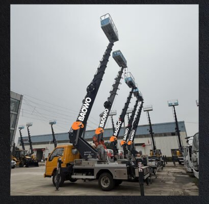 45m Aerial Work Platform，BAOWO AWP45，Truck Mounted Man Lift，Telescopic Boom Lift Truck，High Altitude Work Vehicle，300kg Bucket Truck，Industrial Aerial Work Platform，Bao Steel 960 Boom Lift，Municipal Maintenance Equipment