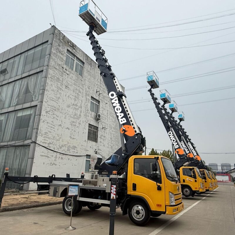 Aerial Work Platform Truck, 30m Bucket Truck, Lightweight MEWP, 4495kg Aerial Platform, Truck Mounted Man Lift, BAOWO AWP30, JAC Chassis AWP, JMC Aerial Work Vehicle, Municipal Maintenance Truck.