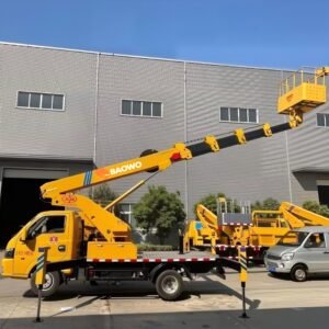 Aerial Work Platform Truck, 30m Bucket Truck, Lightweight MEWP, 4495kg Aerial Platform, Truck Mounted Man Lift, BAOWO AWP30, JAC Chassis AWP, JMC Aerial Work Vehicle, Municipal Maintenance Truck.