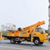 Aerial Work Platform Truck，BAOWO AWP30，Truck Mounted Aerial Platform，Man Lift Truck with Crane，19m Bucket Truck，30m Aerial Platform，4 Ton Crane Truck，Municipal Maintenance Vehicle，Bao Steel 960 Boom