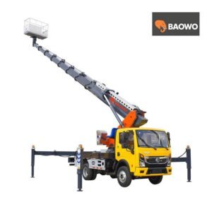 45m Aerial Work Platform，BAOWO AWP45，Truck Mounted Man Lift，Telescopic Boom Lift Truck，High Altitude Work Vehicle，300kg Bucket Truck，Industrial Aerial Work Platform，Bao Steel 960 Boom Lift，Municipal Maintenance Equipment