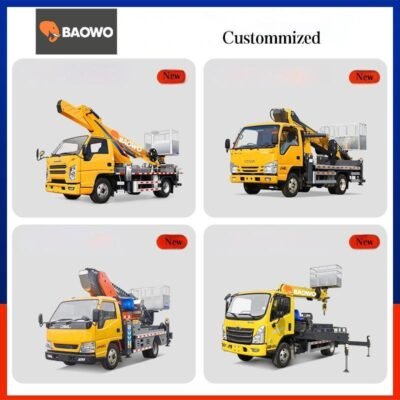 45m Aerial Work Platform，BAOWO AWP45，Truck Mounted Man Lift，Telescopic Boom Lift Truck，High Altitude Work Vehicle，300kg Bucket Truck，Industrial Aerial Work Platform，Bao Steel 960 Boom Lift，Municipal Maintenance Equipment