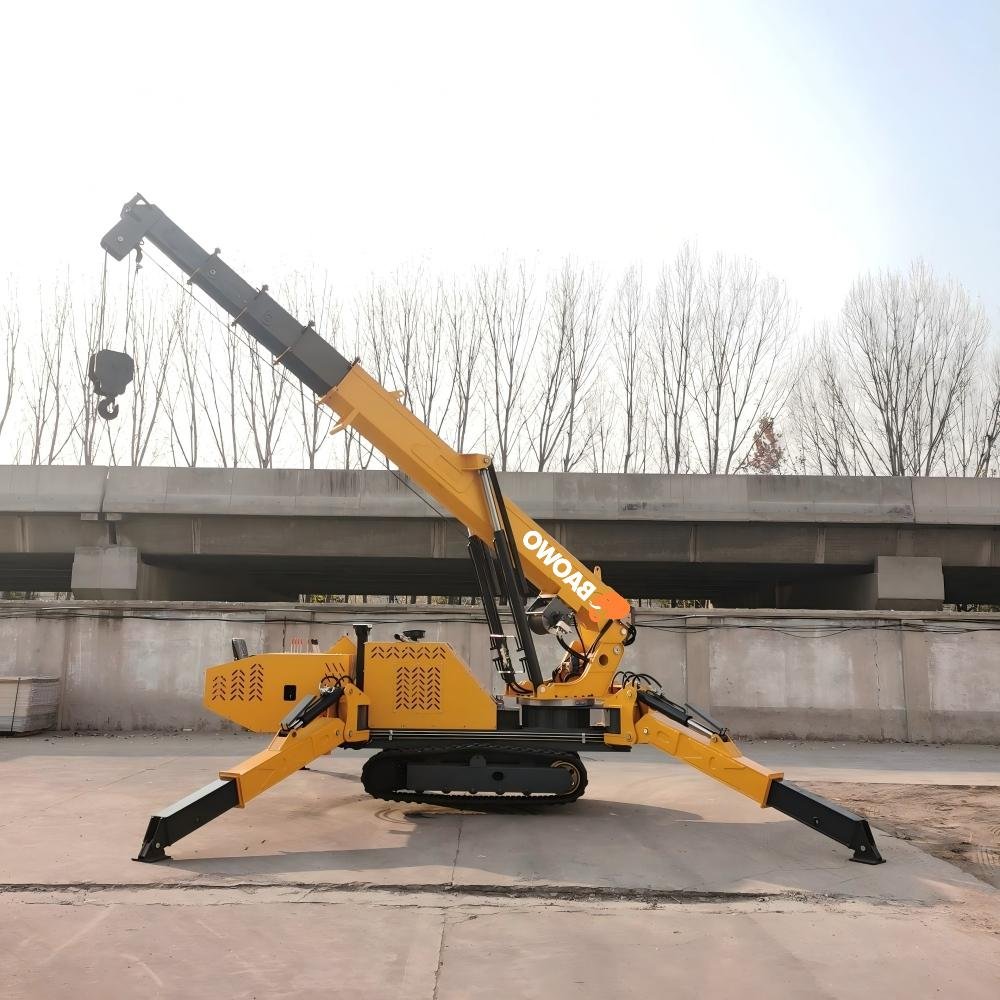 BAOWO BW-10T Spider Crane (HC10.0) | 10-Ton Heavy-Duty Mini Crawler Crane - Image 4