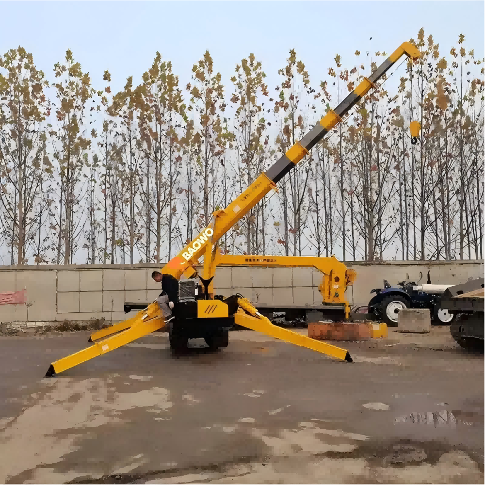 BAOWO BW-10T Spider Crane (HC10.0) | 10-Ton Heavy-Duty Mini Crawler Crane - Image 5