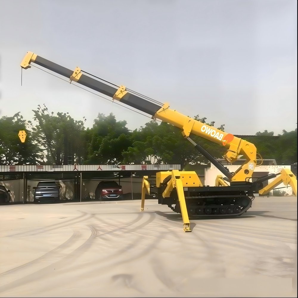 BAOWO BW-12T Spider Crane (HC12.0) | 12-Ton Heavy-Duty Mini Crawler Crane - Image 4