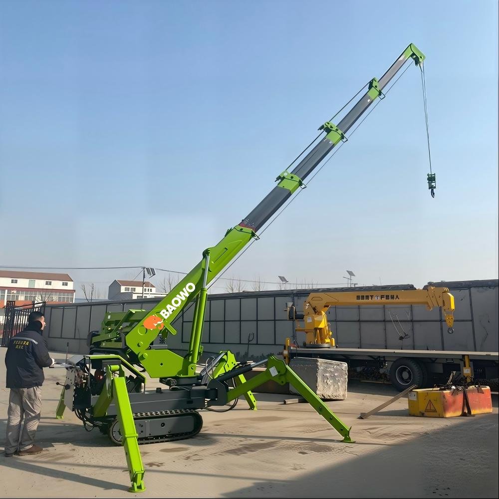 BAOWO BW-12T Spider Crane (HC12.0) | 12-Ton Heavy-Duty Mini Crawler Crane - Image 5