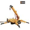 1 ton spider crane，mini spider crane for sale，compact crawler crane，600mm spider crane，indoor lifting spider crane，electric spider crane，dual power spider crane，glass installation crane，mini crawler crane manufacturer，BAOWO spider crane