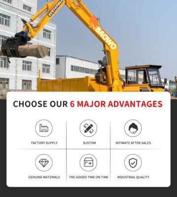 Small log grapple truck，Hydraulic log grabber，1 ton log grapple，Agricultural log grabber，360 degree log grapple crane，Small hydraulic crane truck，Forestry log handling equipment，BW018 log grapple truck，Compact log grabber for agriculture