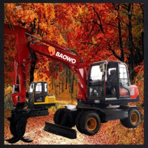 hydraulic grab crane, 4 ton hydraulic crane, timber grab loader, scrap material handler, BWG05 crane, heavy duty grab crane, industrial material handling crane, BAOWO hydraulic crane