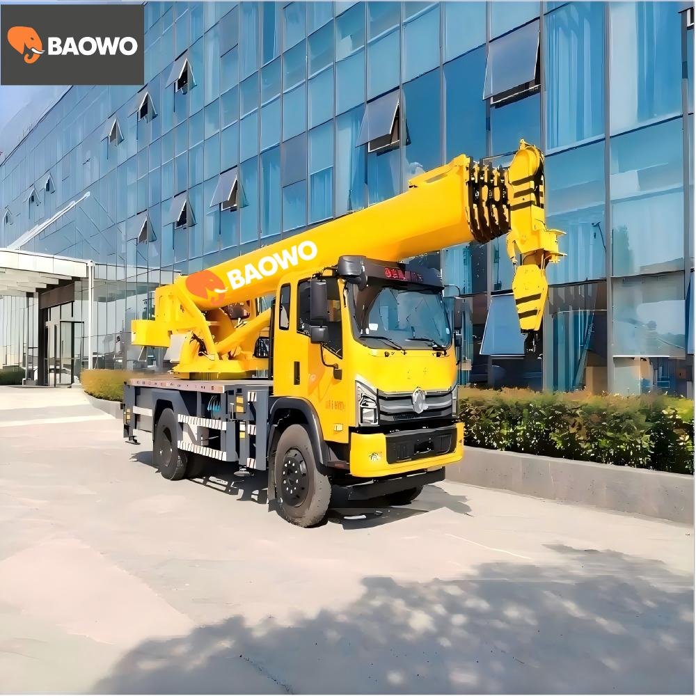 BAOWO BWTC12-L5 12 Ton Truck Mounted Crane | 33m U-Shaped Boom - Image 3