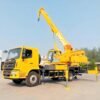 16 ton truck mounted crane，16 ton truck crane，heavy duty truck mounted crane，U-shaped boom truck crane，BAOWO truck crane16 ton telescopic boom truck crane for sale，truck mounted crane with 38.5m boom，heavy duty mobile truck crane supplier，OEM truck mounted crane manufacturer，infrastructure truck crane solution