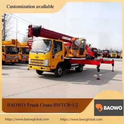 8 ton truck mounted crane，truck crane with telescopic boom，hydraulic truck crane，8 ton mobile crane truck，BAOWO truck crane，8 ton telescopic boom truck crane for sale，truck mounted crane with 28m boom，hydraulic truck crane for construction，Weichai engine truck crane，small mobile truck crane supplier