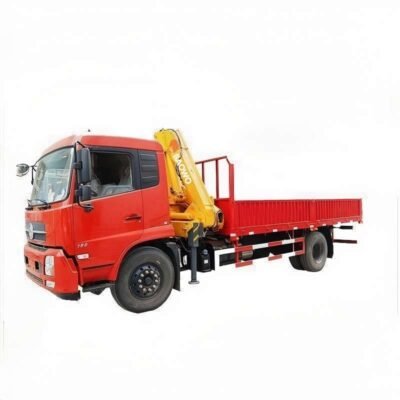 SQZ132B-3 folding boom crane，6.3 ton hydraulic truck crane，12.6 t·m lifting moment crane，BaoWo folding crane