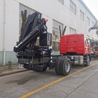 BAOWO Knuckle boom crane, SQZ84B-3, 4 ton hydraulic crane, 8.4 t·m lifting moment, heavy-duty truck crane, marine crane