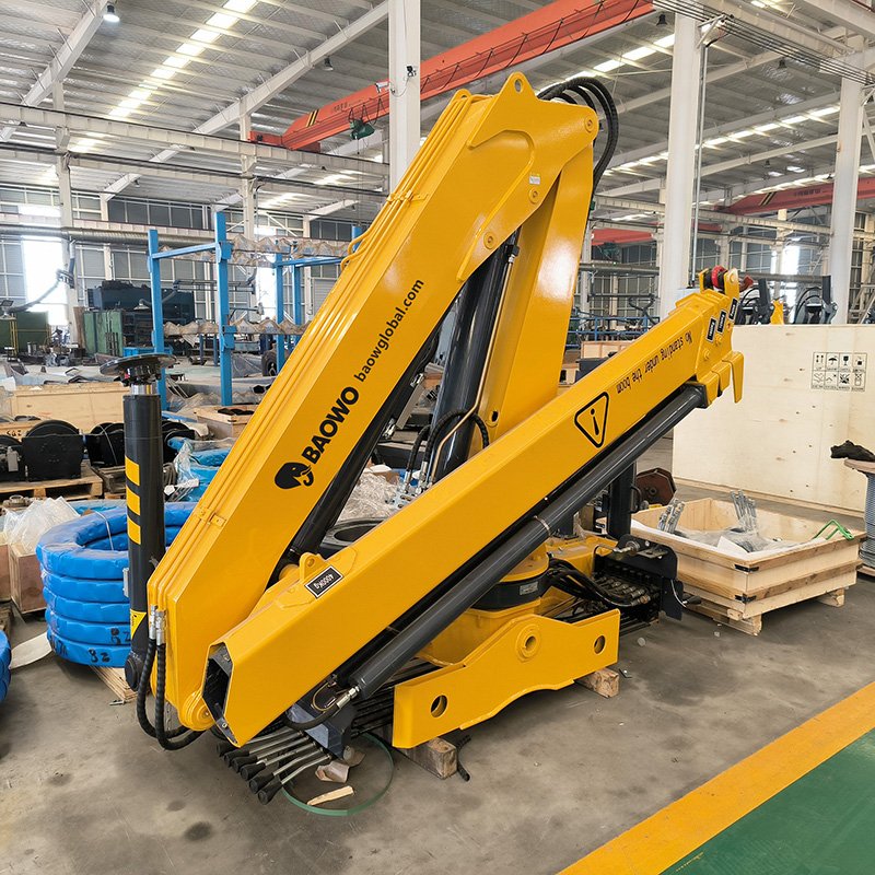 BaoWo SQZ400A-5 Folding Boom Crane | 40 t·m Lifting Moment | 18 Ton Capacity | Heavy-Duty 5-Section Knuckle Boom - Image 4