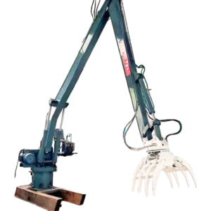 BWG06 hydraulic grab crane, 4000kg hydraulic crane, 4 ton grab crane, timber grab crane, scrap material handler, industrial hydraulic grab, 360 degree slewing crane