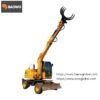 Wheel log grapple,Hydraulic material handler,Wheel type log grabber,Waste sorting machine,1 ton wheel log grapple,360 degree material handler,Small wheel material handling machine,Landscaping log grabber