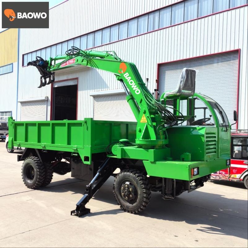 BAOWO BW66.2 Log Grapple Crane | 6.5 t·m Truck Mounted Crane 700kg - Image 3