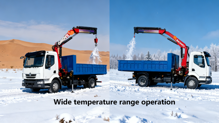 SQZ68A-2 Knuckle boom crane, 3.2 ton hydraulic crane, 6.4 t·m lifting moment, high-pressure 28MPa crane