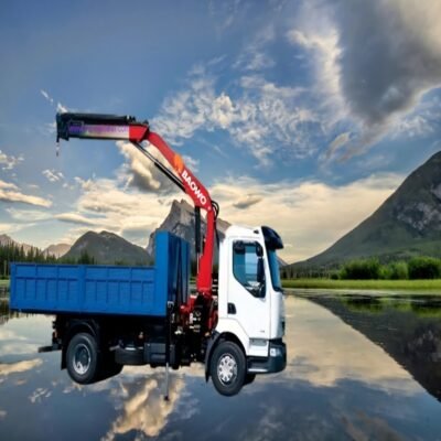 SQZ68A-2 crane specifications, best 3.2 ton truck crane, 850mm installation crane, 28MPa heavy-duty folding crane price